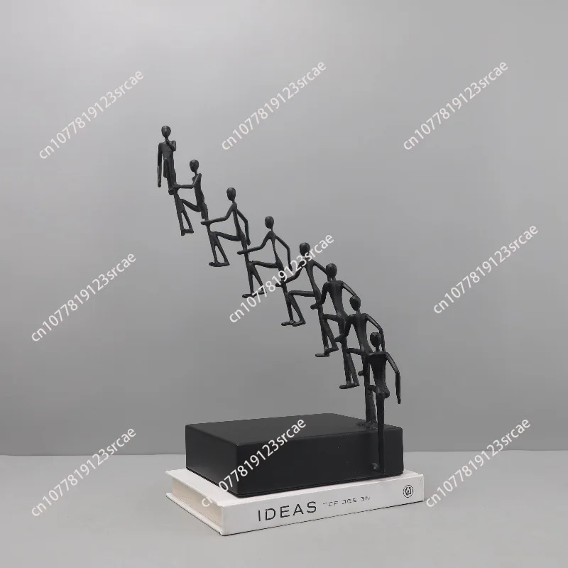 

Minimalist light luxury art figure sculpture ornaments model room sales office home living room desktop soft decorations