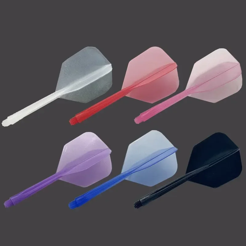 3PCS 2BA Tooth Dart Wing Set Transparent Dart Tail One-Piece Durable Fall Resistance Blade Darts Plastic Entertainment Toys