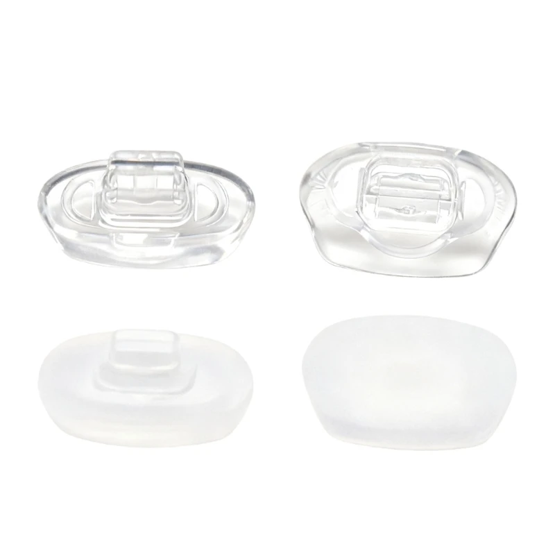 652B Kids Eyewear Nose Pads Soft Silicone Comfort Fit For Long Wear Universals Size Adjustable Clip Designs Plastic Frame