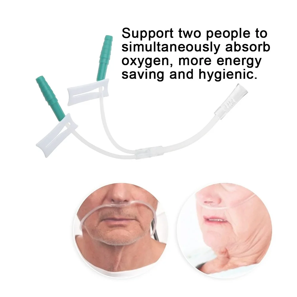Oxygen Tube Three-way Nasal Cannula Y-type Connector Oxygen Concentrator Accessories Three People Inhale Oxygen Adapter - Image 2