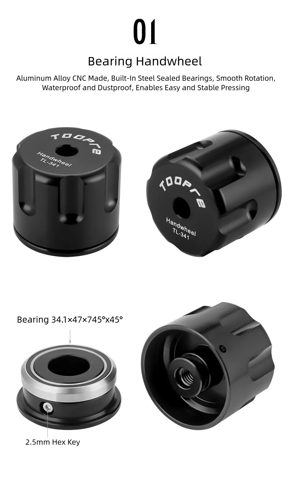  TOOPRE Fahrrad-Kurbeldeckel-Schraubenentferner-Werkzeugset Reparaturwerkzeugset für Mountainbikes 8/10mm Kurbelschrauben-Entfernungswerkzeuge – Detail 4