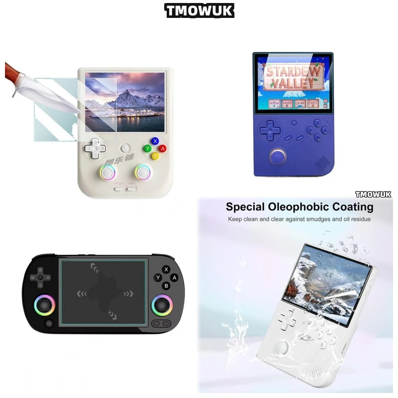 

For ANBERNIC RG40 XXV RG40 XXH RG406V 9H Hard Tempered Glass Film Game Accessorie