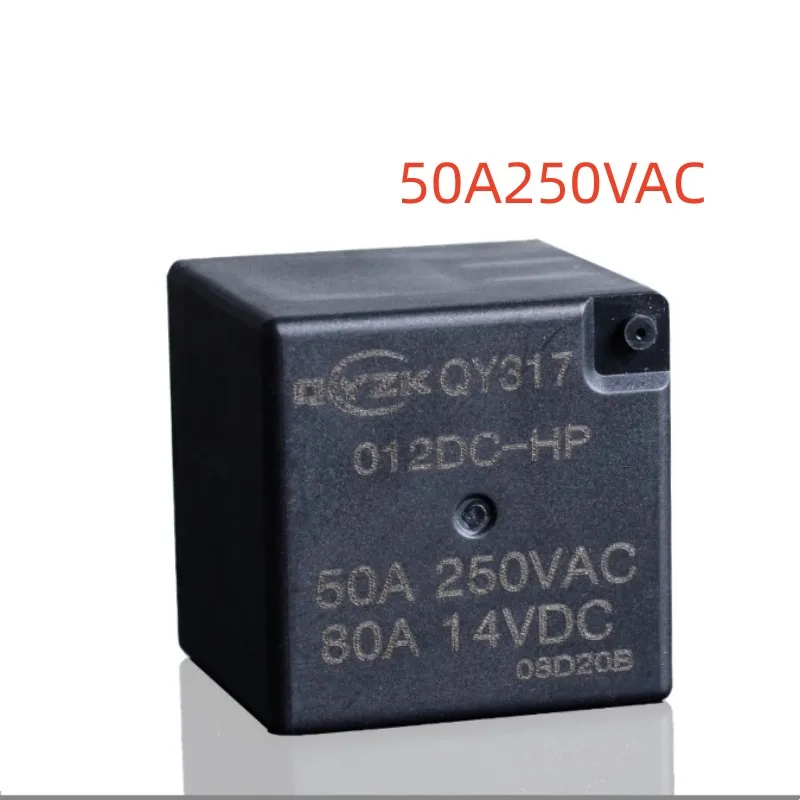 50A250VAC Automobile Relay 12V/24VDC Small 4-pin Normally Open Automobile Relay