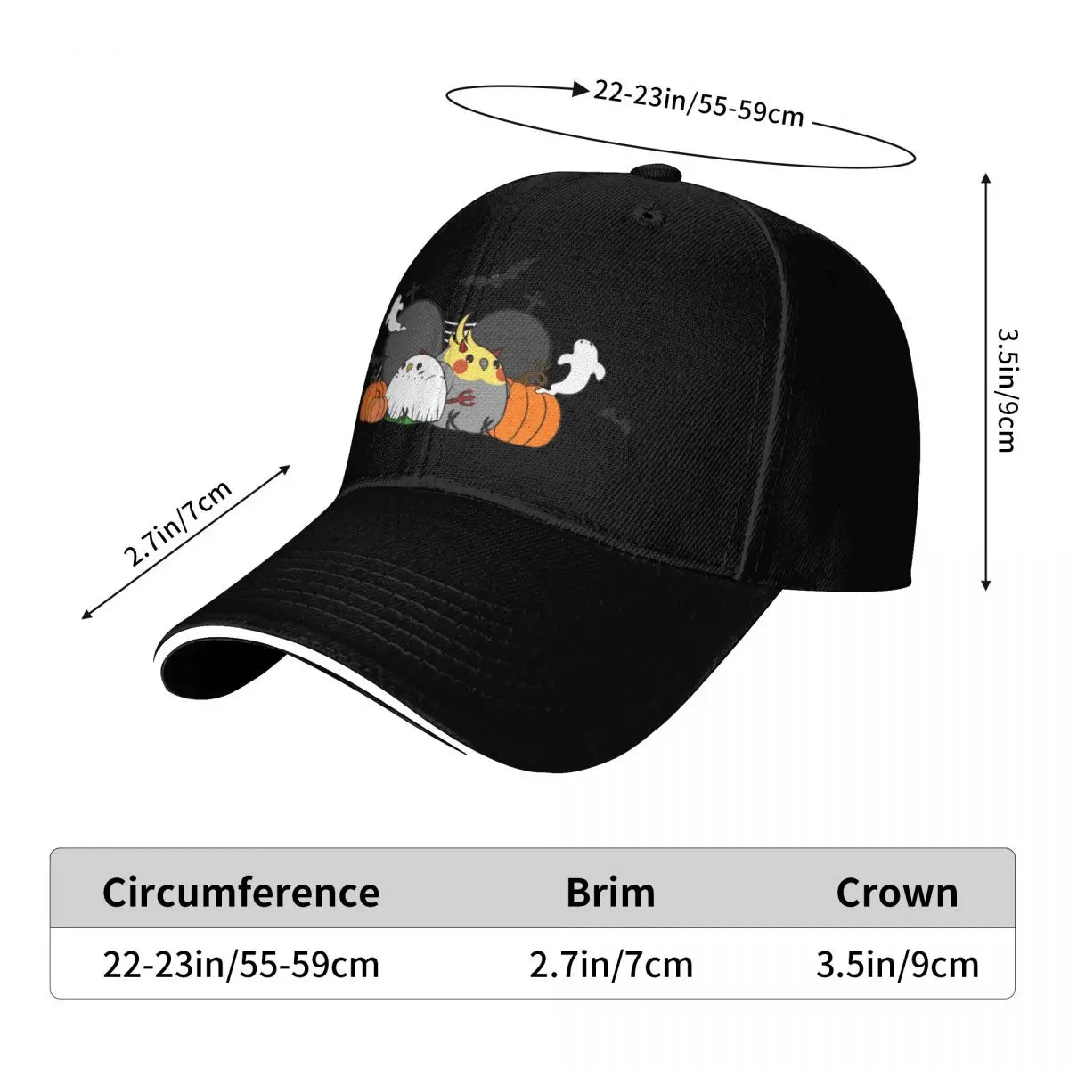 Trick or Tweet! Baseball Cap sailor cap for men beach hat Women's Hats 2025 Men's