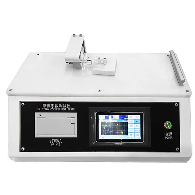 

Friction coefficient tester Fabric tester Plastic rubber film Paper sliding coating tester