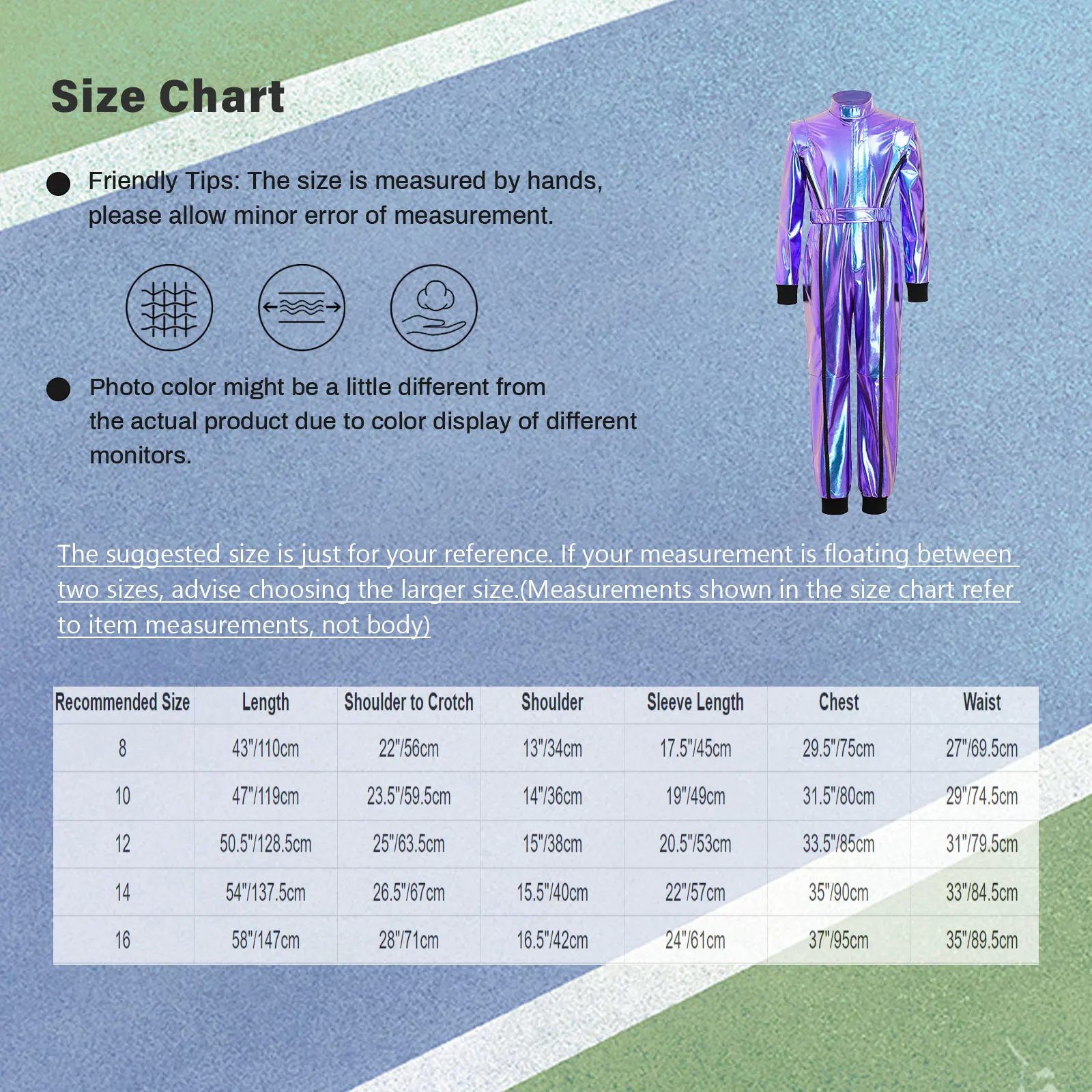 Boys Alien Robot Spacemen Astronaut Carnival Cosplay Costume Motorcycle Racing Jumpsuit Zipper Metallic Bodysuit with Belt view 6
