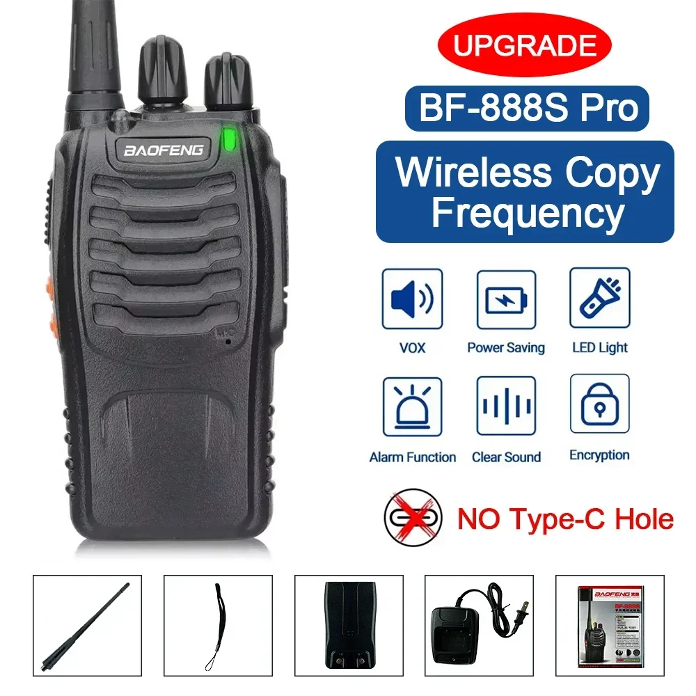 

Baofeng BF-888S Walkie Talkie UHF Twee Manier Радио Baofeng 888S UHF 400-470 МГц 16-канальный приемопередатчик Draagbare Met Oortje