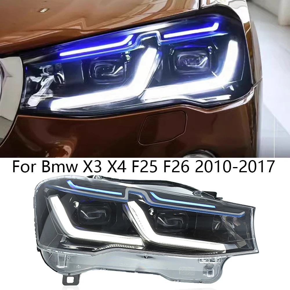 

Автомобильные аксессуары для BMW X3 светодиодные фары F25 передние ДХО сигнальные фары в сборе 2011 2012 2013 2014 2015 2016 2017