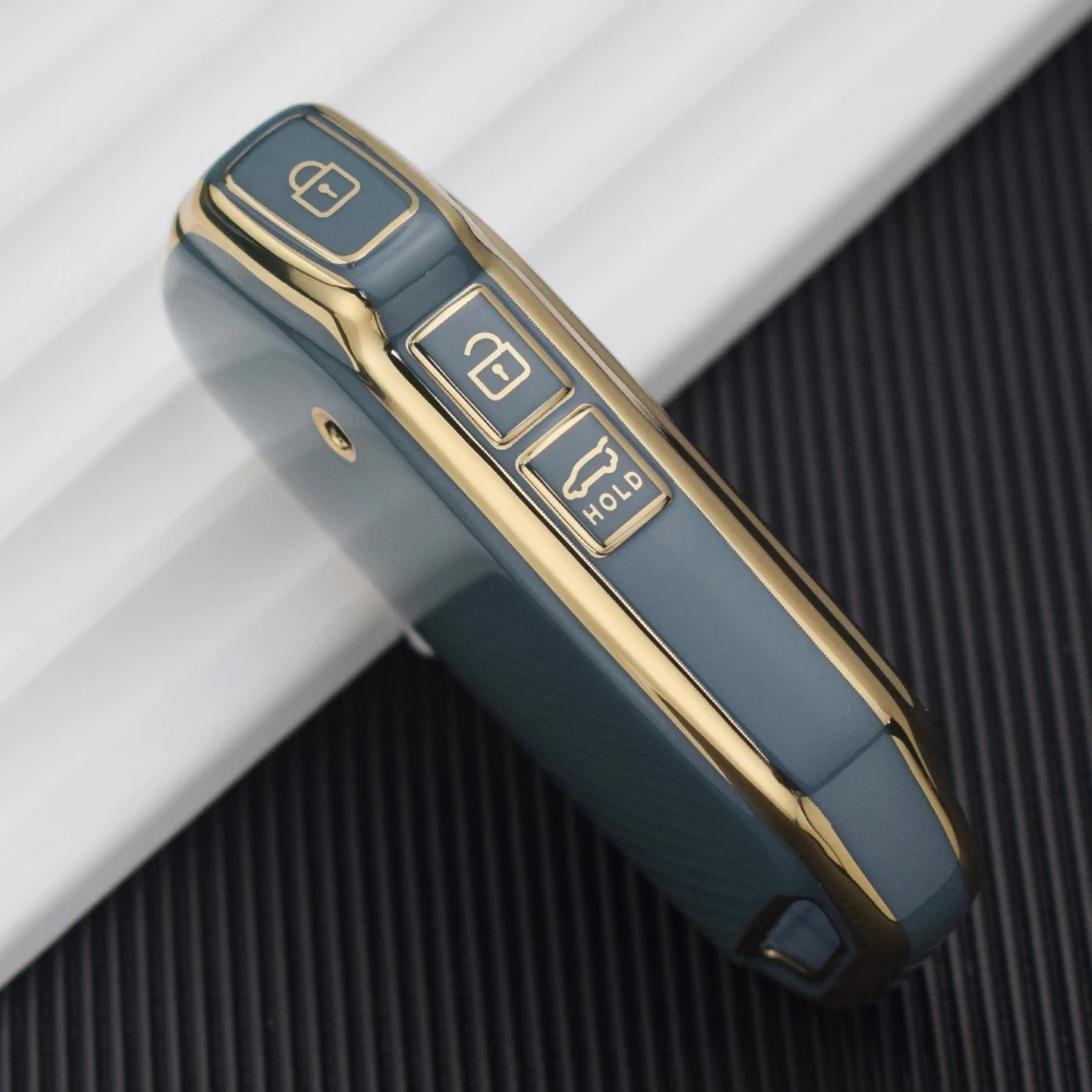 For Kia K5 Sorento MQ4 Sportage Seltos Ceed Niro EV Telluride Cerato Soul 3 Proceed 2021 2020 TPU Car Key Case Cover Key Holder