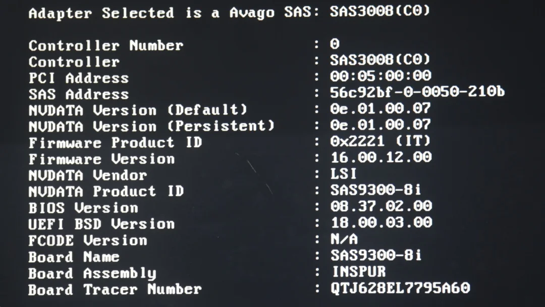 Imagem -06 - Lsi Sas3008 93009i 12gbps Modo de ti Sas Hba Zfs Raid Yzca00424 Cabo Sata x Inspur-93008i =