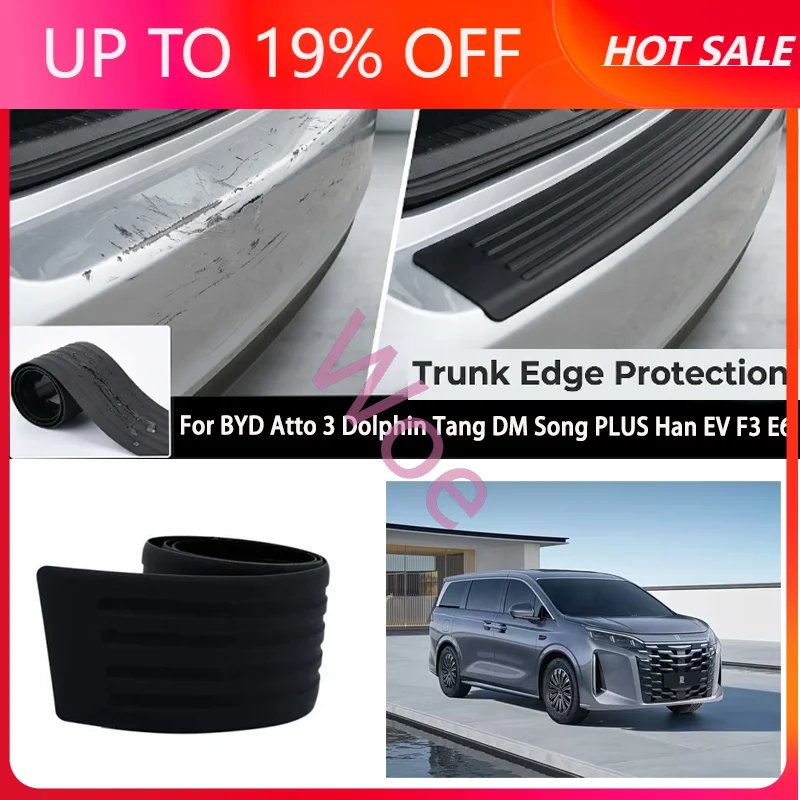Woe Bumper Trim for BYD Atto 3 DM PLUS F3 E6 Anti Scratch Anti-Collision Bumper Decoration Trim Exterior Accessories Dolphin