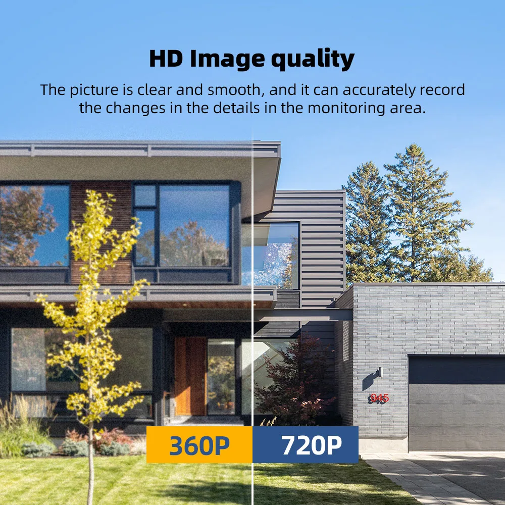 WiFi Security Camera Baby Camera Indoor Pet Dog Mini Security Camera Motion Detection Night Vision Remote Monitor 2-Way Talk