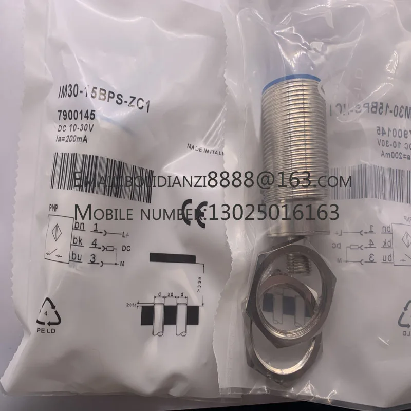 Sensor Proximidade Switch Switches, IM30-15BNS-ZC1, IM30-15BPS-ZC1, Em estoque