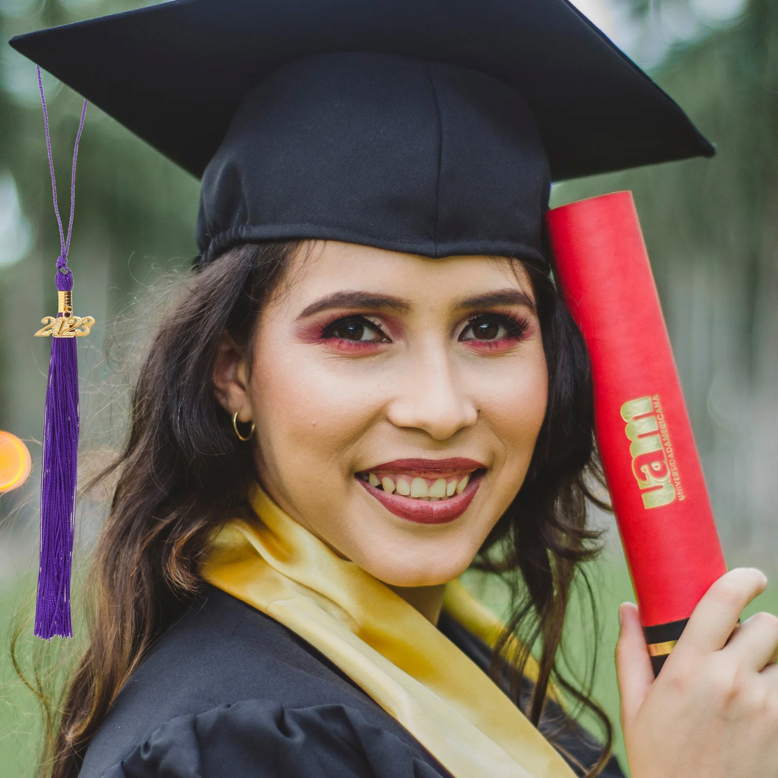 

1Set 2023 Charm Graduation Tassels Durable Lightweight Decorative Accessories for Hats Caps Detailed Workmanship Chic Decors