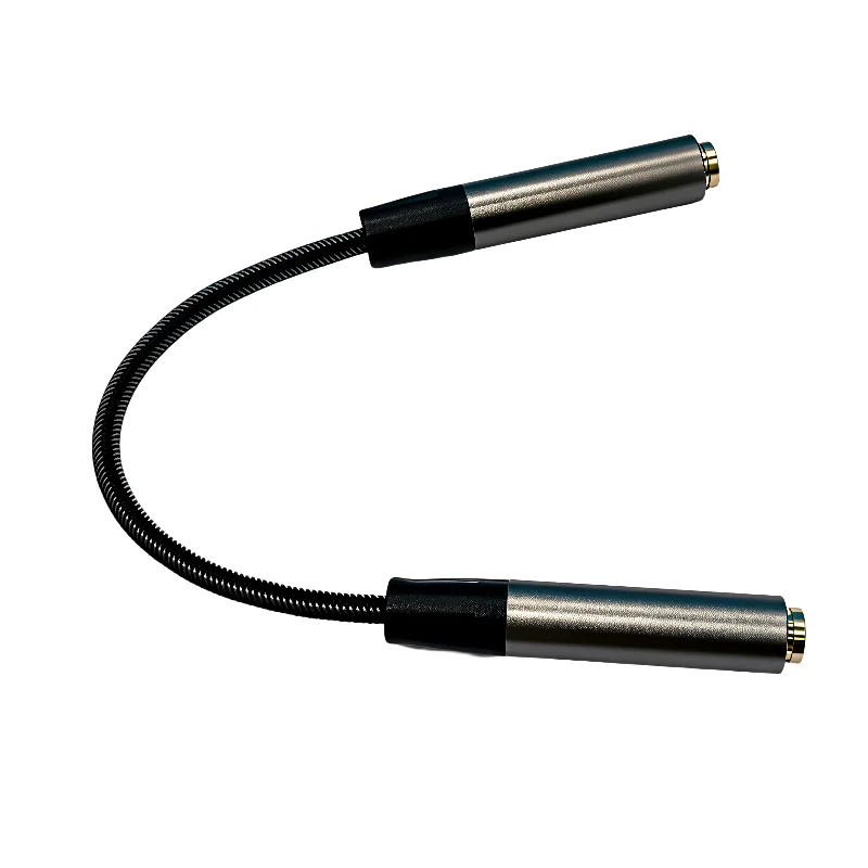 1/4 inch coupler, 6.35mm TRS/TS stereo female to female adapter cable, acoustic guitar, electric guitar, bass guitar