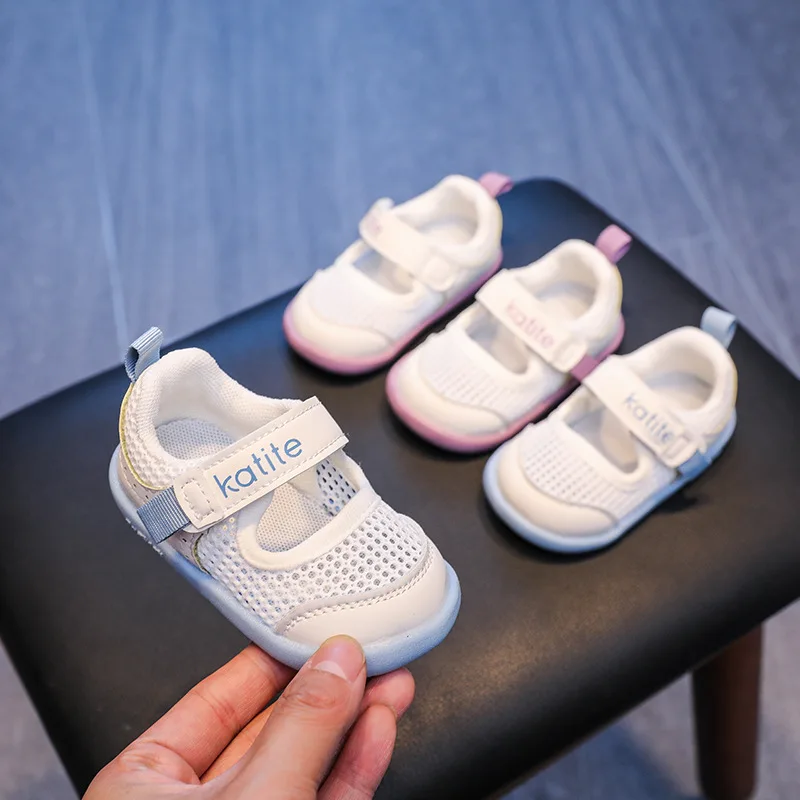 Zapatillas Soft Sole Baby Shoe 2023 Summer New Anti Slip Walking Shoe 1-3  yearold Breathable Tennis Shoe Mesh Girl Shoe KidShoe