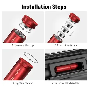 Laser Bore Sight with batteries, Red Dot Boresighters, Midten,. 243, 308 8 Main Sales Mira Laser for Carbine - №5