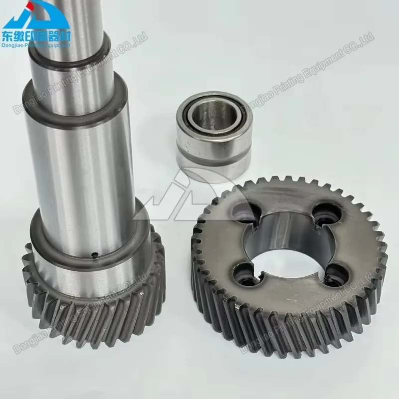Repuestos para Maquinaria de Impresión Offset, 1 Juego de Eje de Engranaje de 27 Dientes y Engranaje de 41 Dientes para Máquina Mitsubishi D3000 V3000