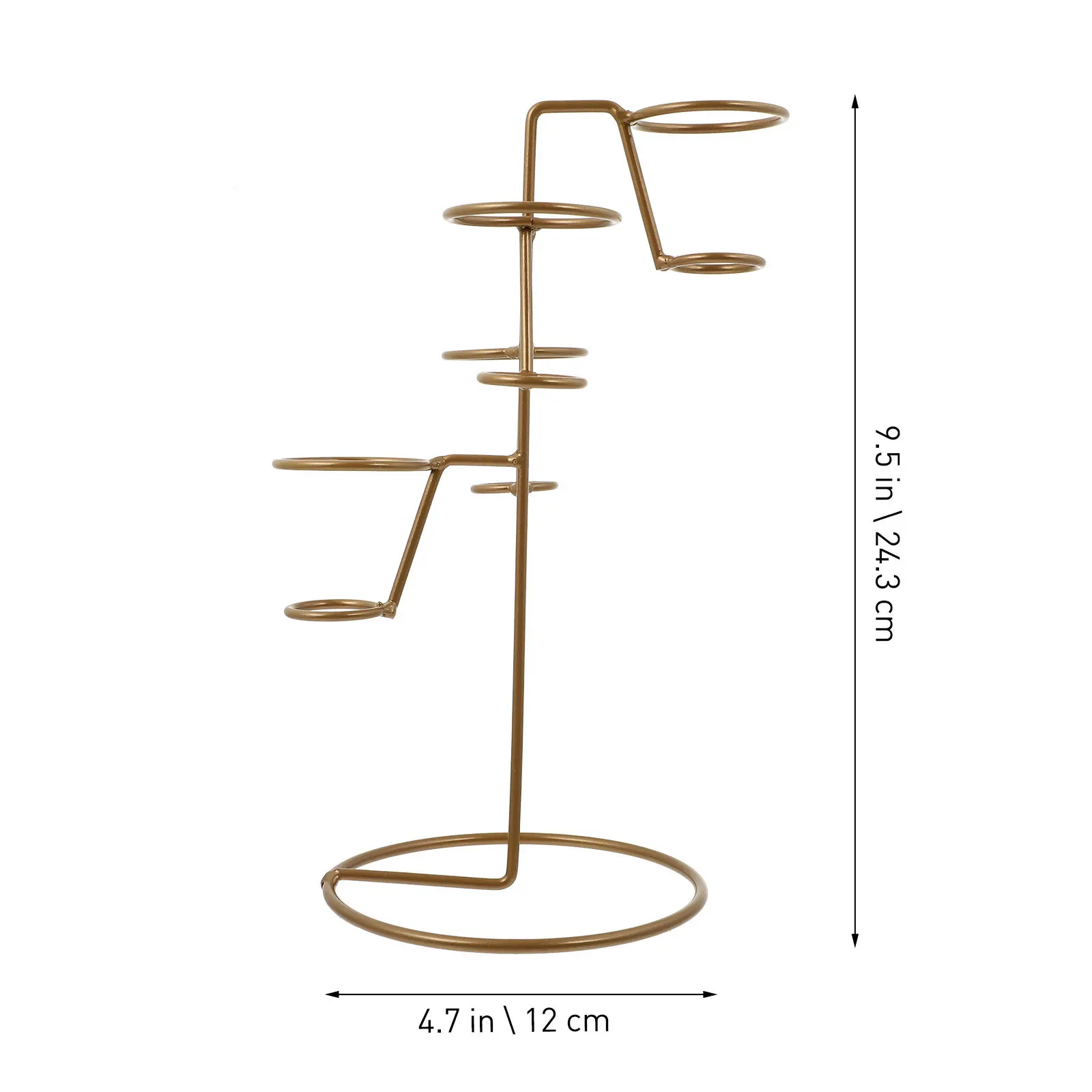 1 قطعة منظم المخروط الحلو مادة ممتازة حامل عرض الآيس كريم رف تخزين مستقر للمنزل مخبز متجر طاولة الحفلات #2