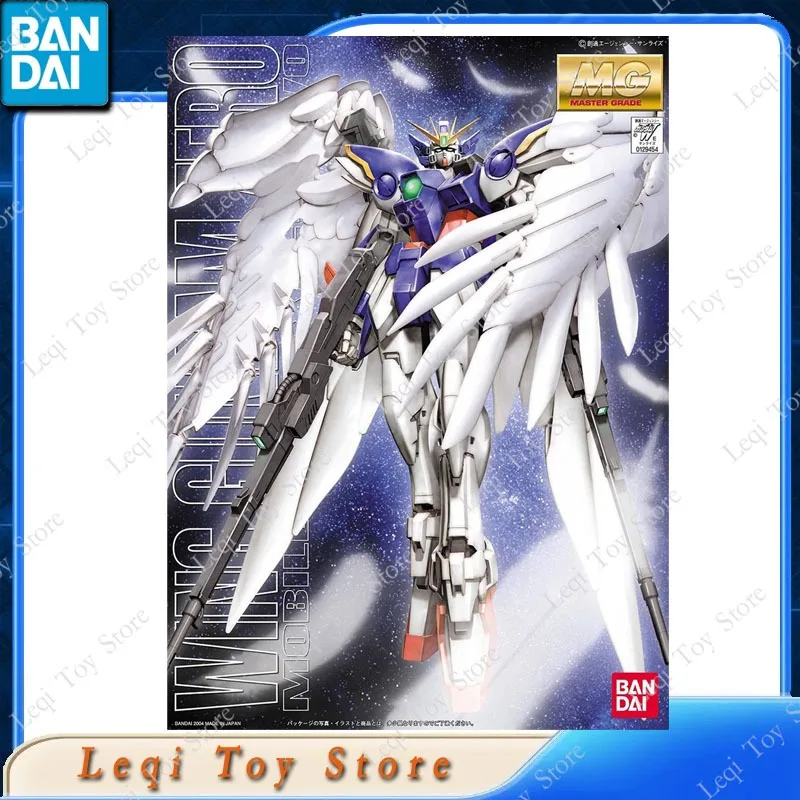 Bandai Original Echte MG 1/100 WING GUNDAM NULL Action Anime Figuren Spielzeug Jungen Mädchen Kinder Geschenk Montage Modell Ornamente