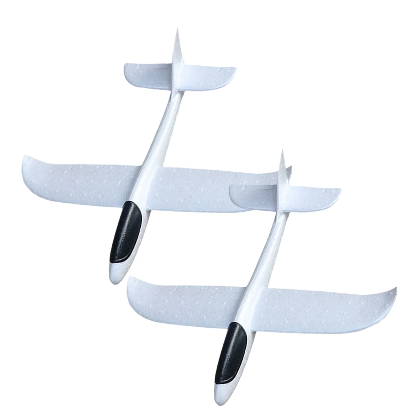 

2Pcs Washable Foam Airplane DIY Craft Set for Family Bonding Painting Decoration Home Desk Ornament Throwing Glider Aircraft