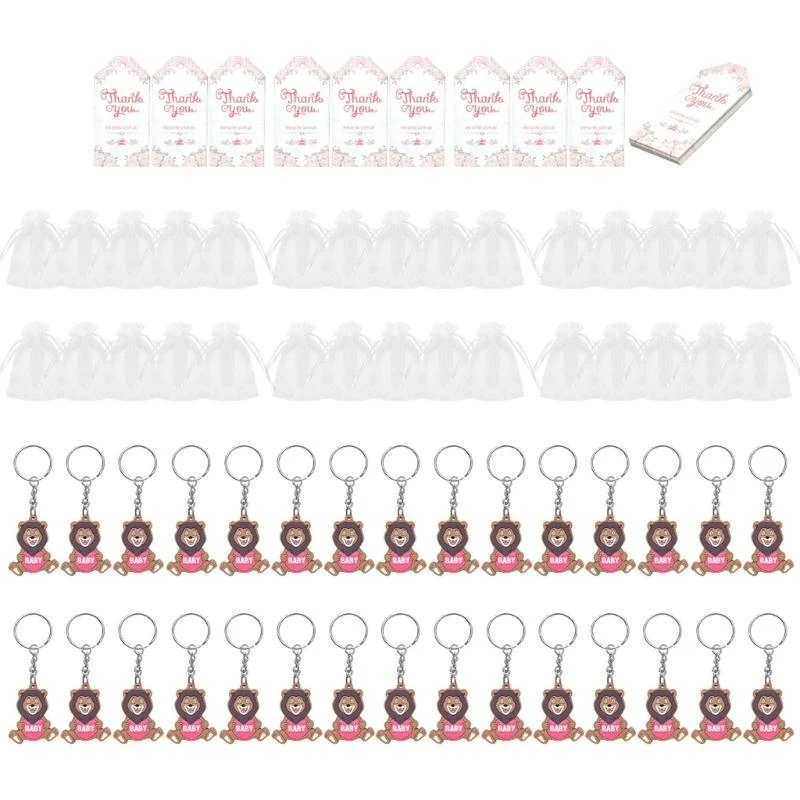 Keychains Gift Keychains Lions Keychains Dengan Serut Mendukung Candy Bag