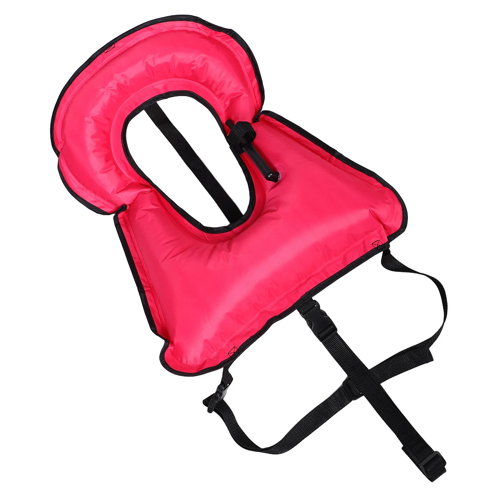 Red 's Buoyancy Vest Inflatable Swim Vest for Safe Comfortable for Swimming Snorkeling Pool Water Activities