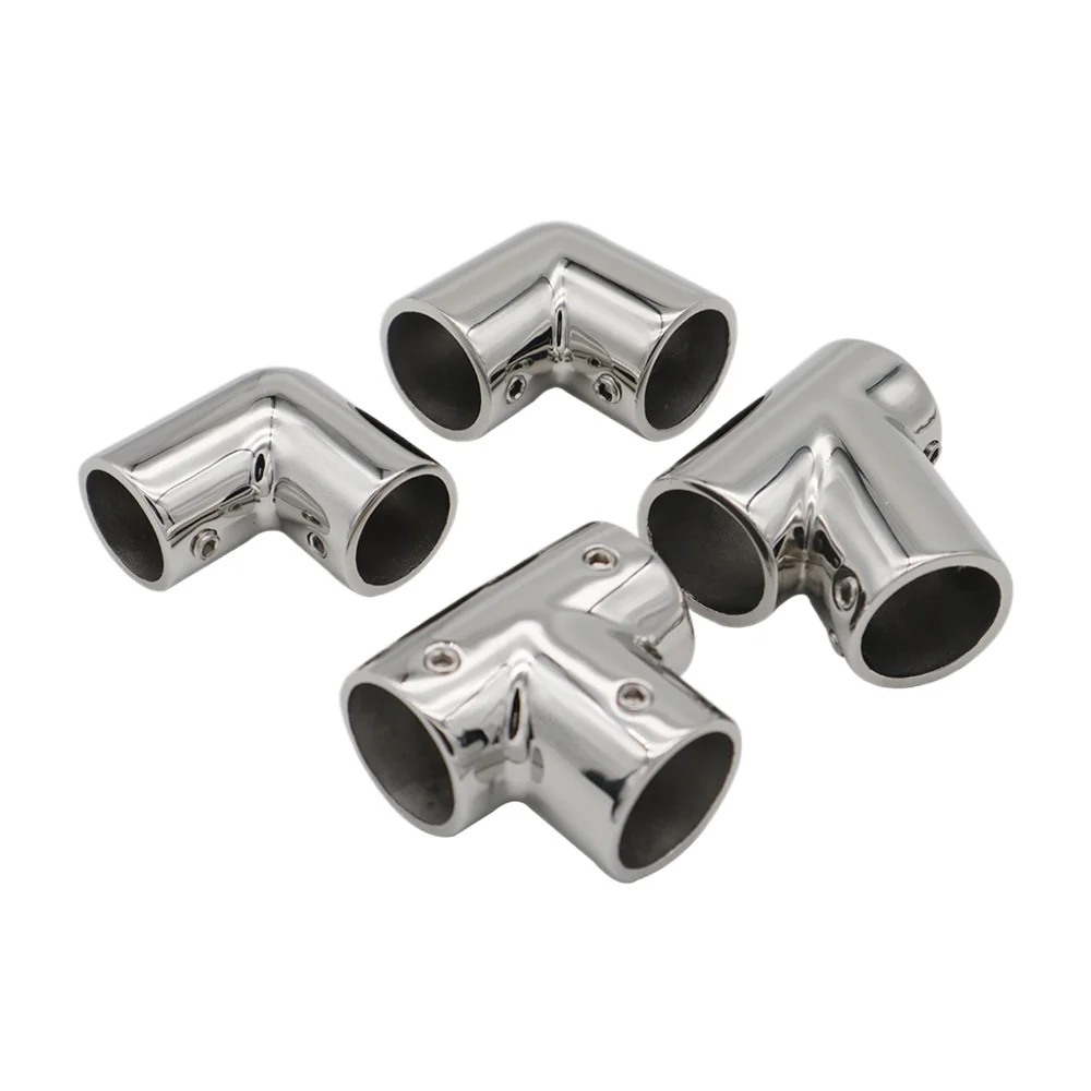 316 Stainless Steel 90 ° Elbow 90 ° Straight Tee, Yacht Marine Pipe Fittings Hardware 60 ° Right Tee