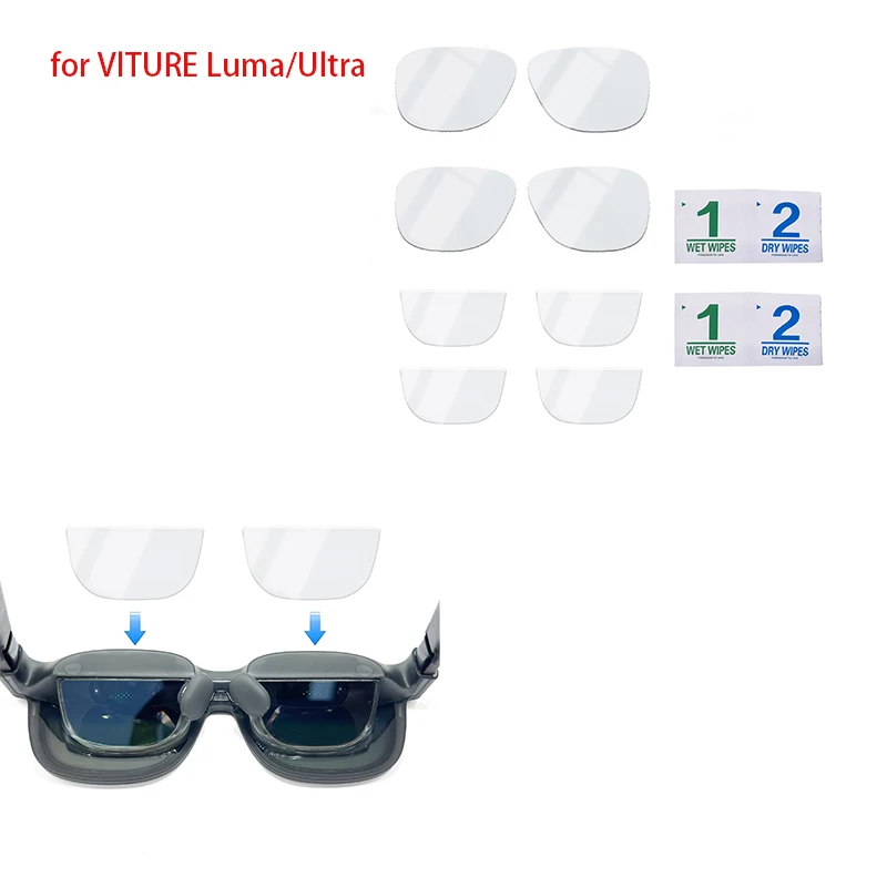 

Applicable for VlTURE Luma/Ultra film set of high-definition anti-scratch XR glasses protective film lens film