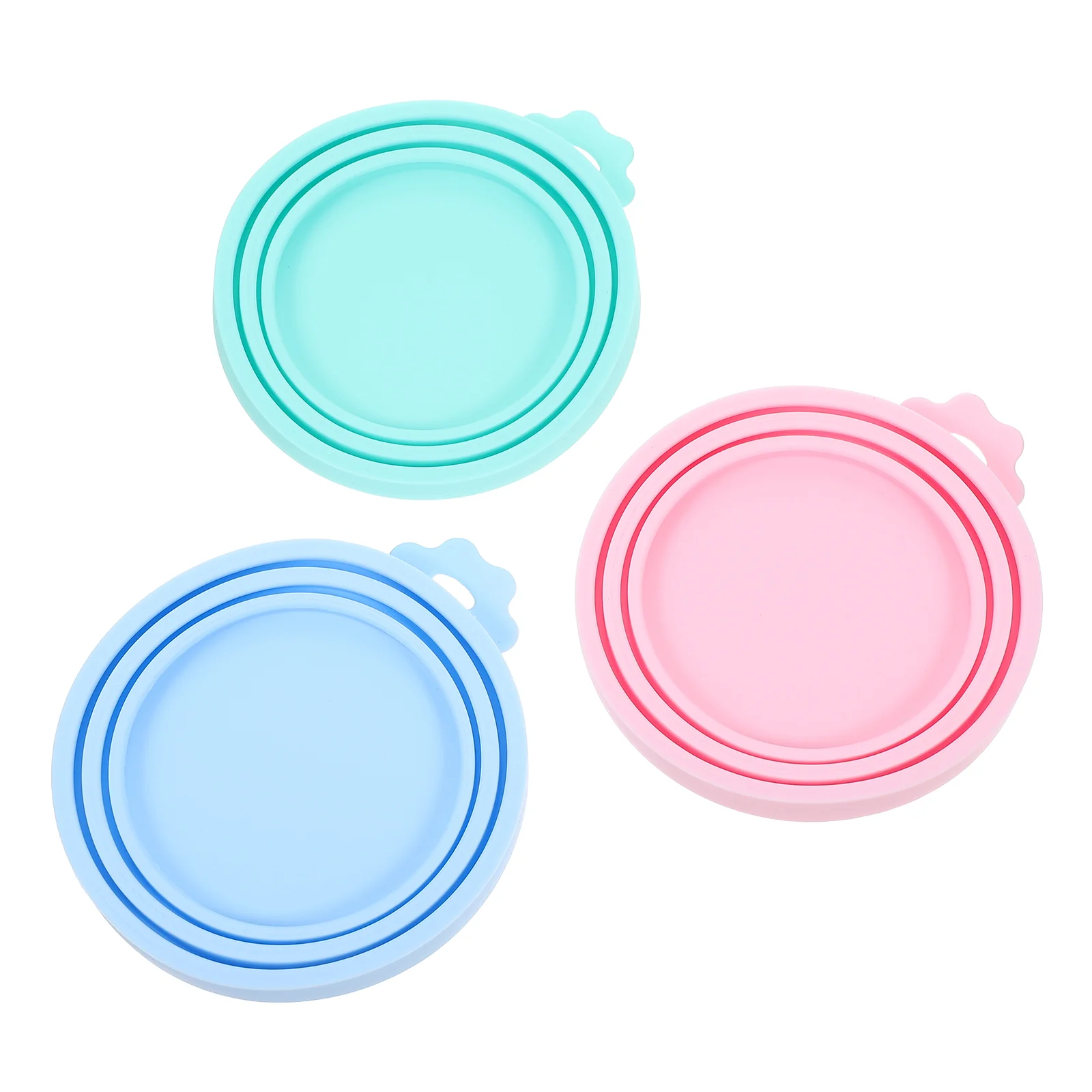 

3Pcs Silicone Pet Can Covers Fresh Keeping Can Lids Universal Cat Food Can Covers Silicone Can Covers