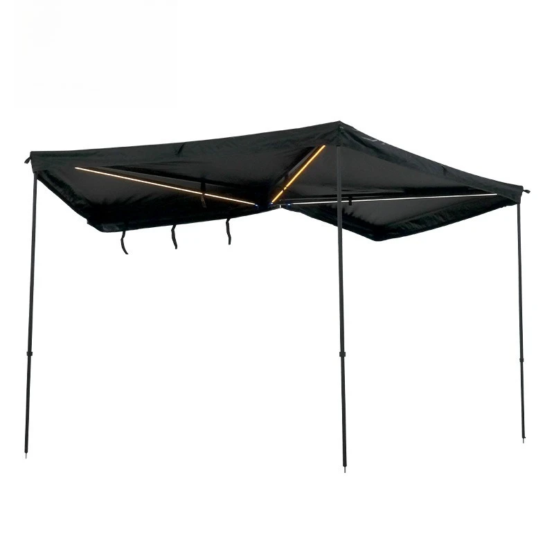 

Double pole full light fan 270 degrees XL side tent 270 degrees fan canopy open quickly