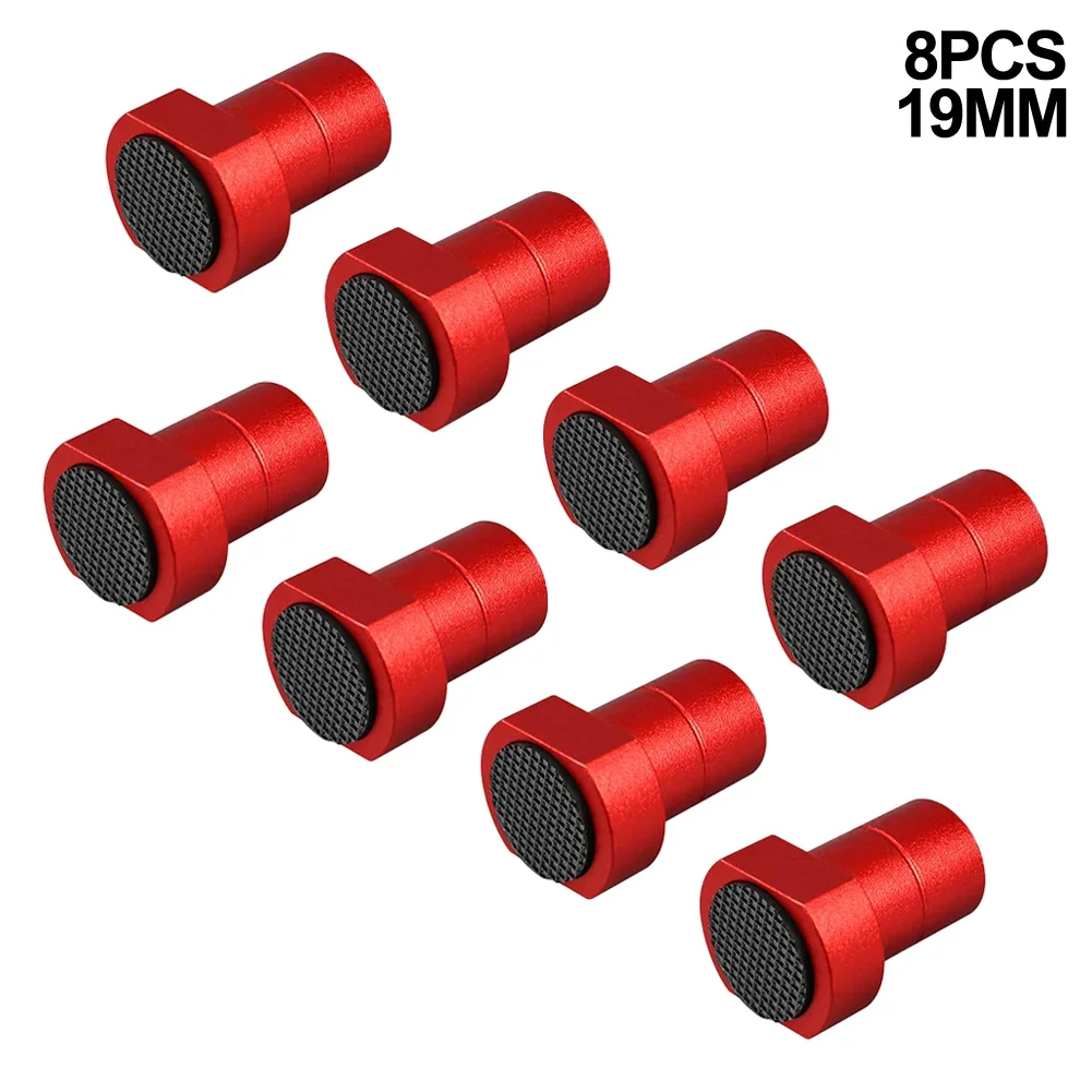 8Pcs 19/20mm Woodworking Table Limit Tenon Aluminium Alloy Bench  Workbench Stopper For Dog Hole Diameter Workbenches Accessory