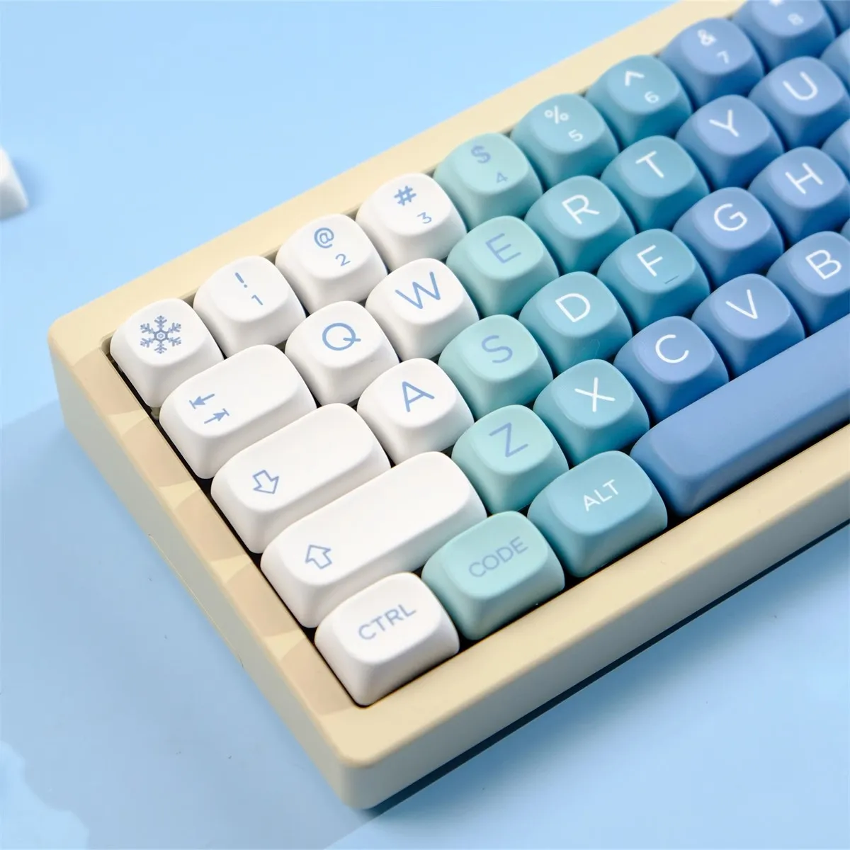 126 Keys/set GMK Yeeti Keycaps PBT Dye Sublimation Key Caps MOA Profile Keycap For Keychron Q2 K2 Anne GH60 GK64 Poker 980 104