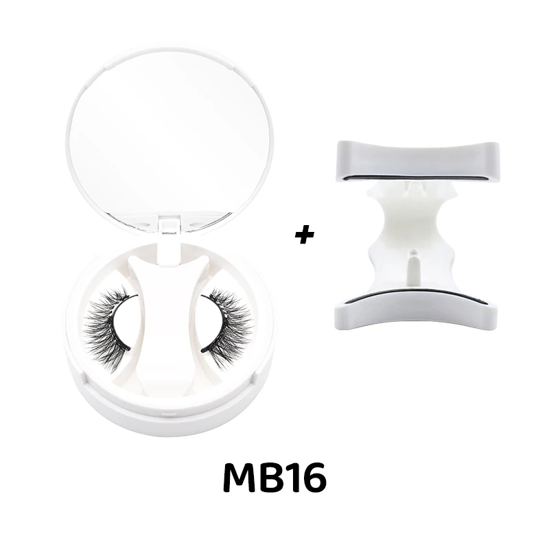 Künstliche Nerzwimpern 3D Magnetische Natürliche Falsche Wimpern Großhandels-Set Wiederverwendbare Magnetwimpern mit Pinzette – Detail 36