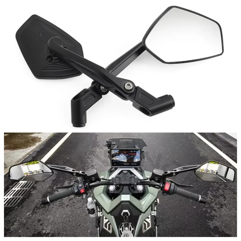 Motorcycle Rear View Mirror Left Right Glass Lenses Accessories For DUCATI Multistrada V4 Pikes Peak V2 950 1200 1260 S Enduro