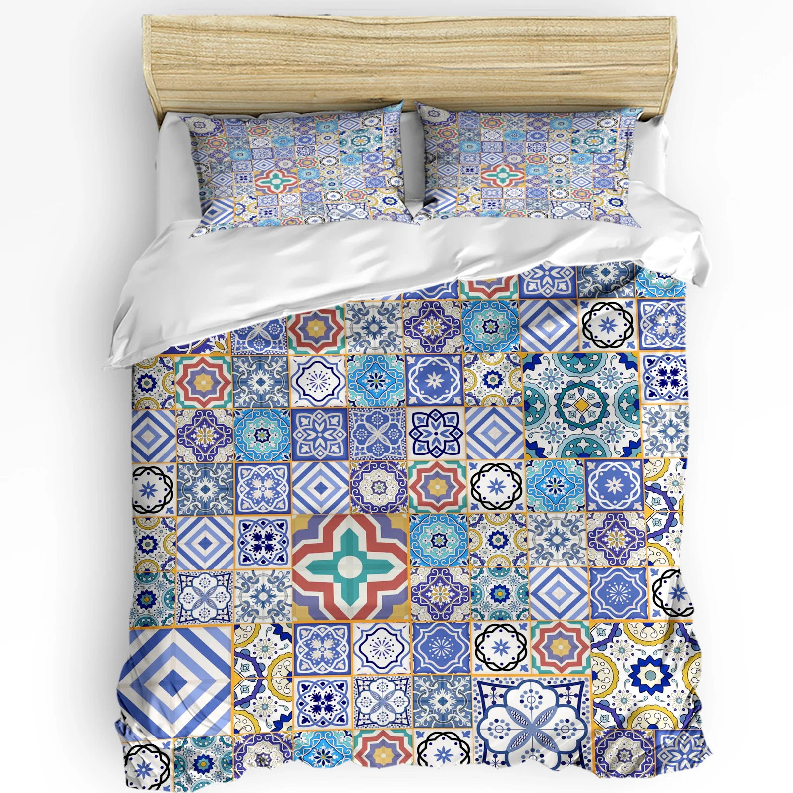 

3pcs Bedding Set Morocco Home Textile Duvet Cover Pillow Case Boy Kid Teen Girl Bedding Covers Set