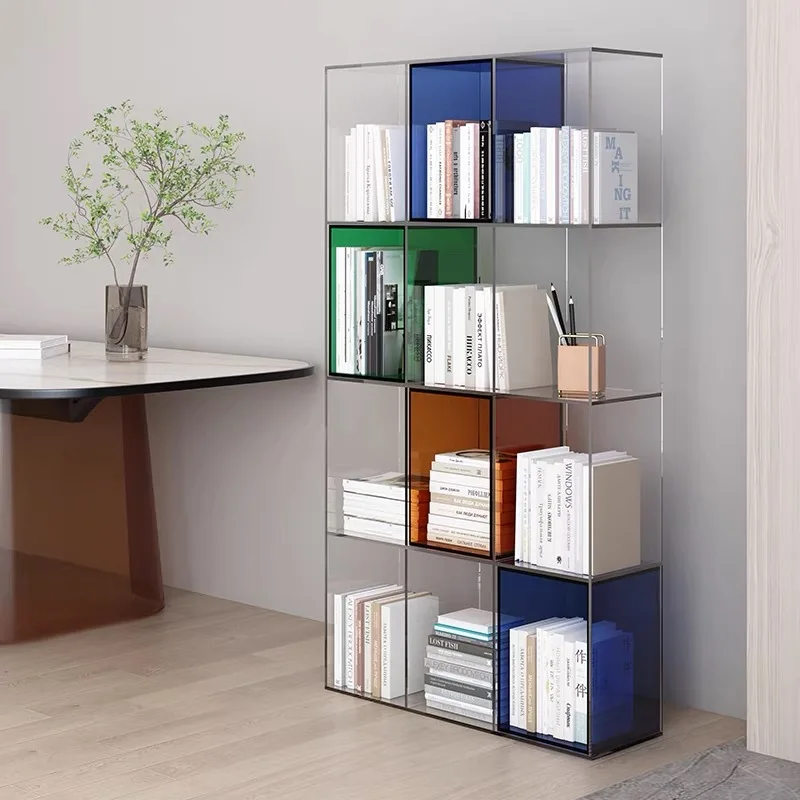 italian-bookshelf-light-luxury-household-floor-to-ceiling-bookcase-simple-living-room-shelf-display-rack-simple-cd-storage