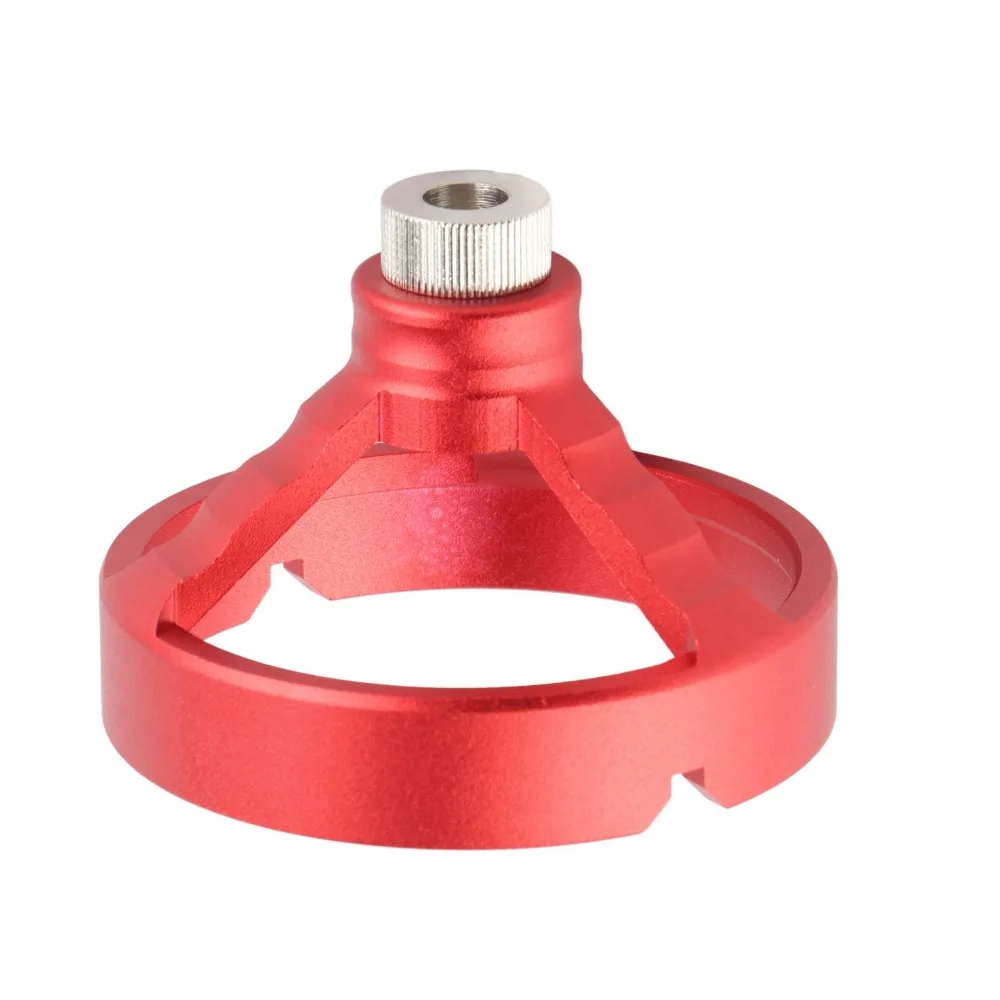 5/6/7/8/9/10 mm Drill Bushings Drill Press Guide Jig Self-Centering Red Vertical Drilling Fixture Aluminum Alloy