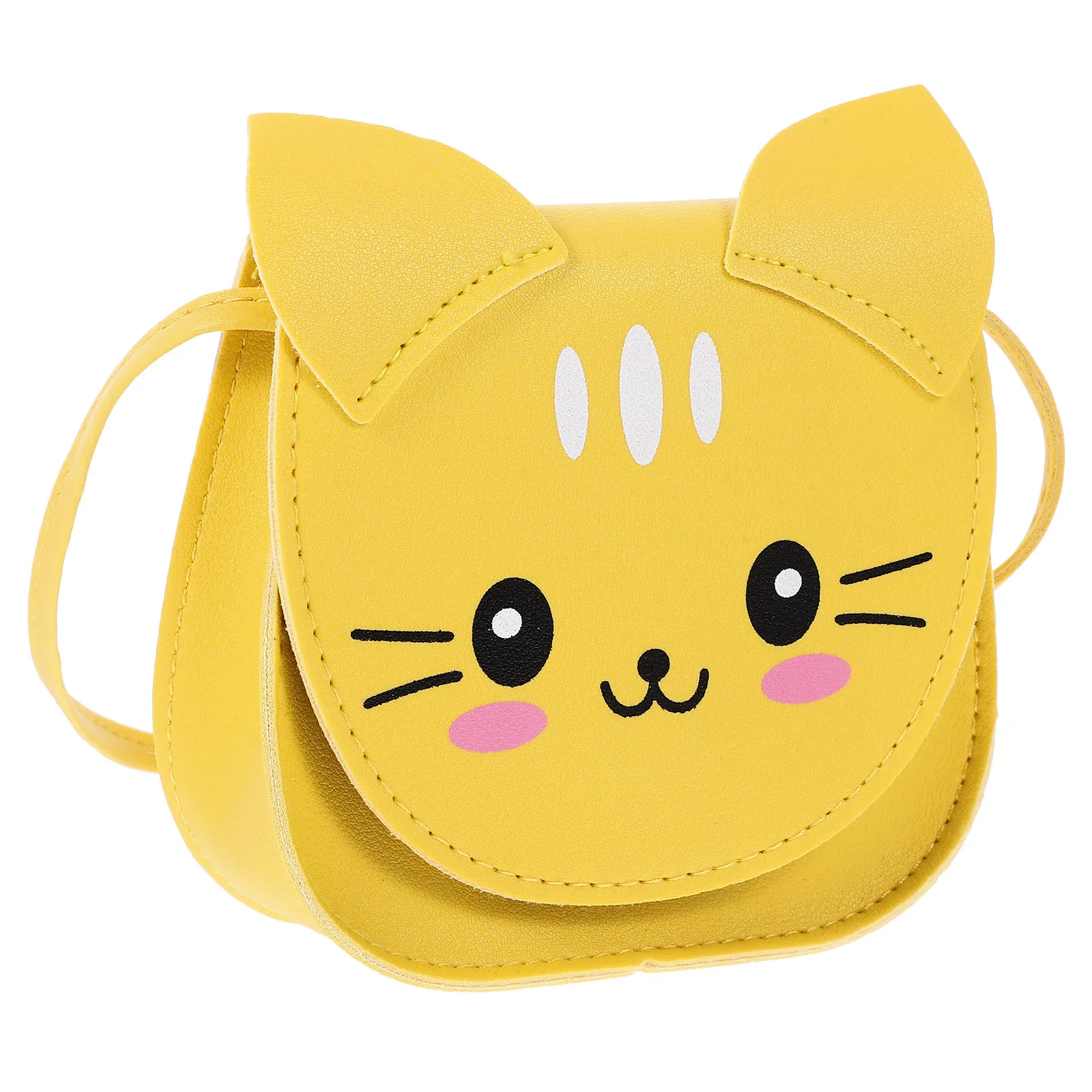 

Cartoon Kitten Shoulder Bag PU Small Purses Teen Girls Crossbody Purse Purple Trendy Bags Accessories Gifts