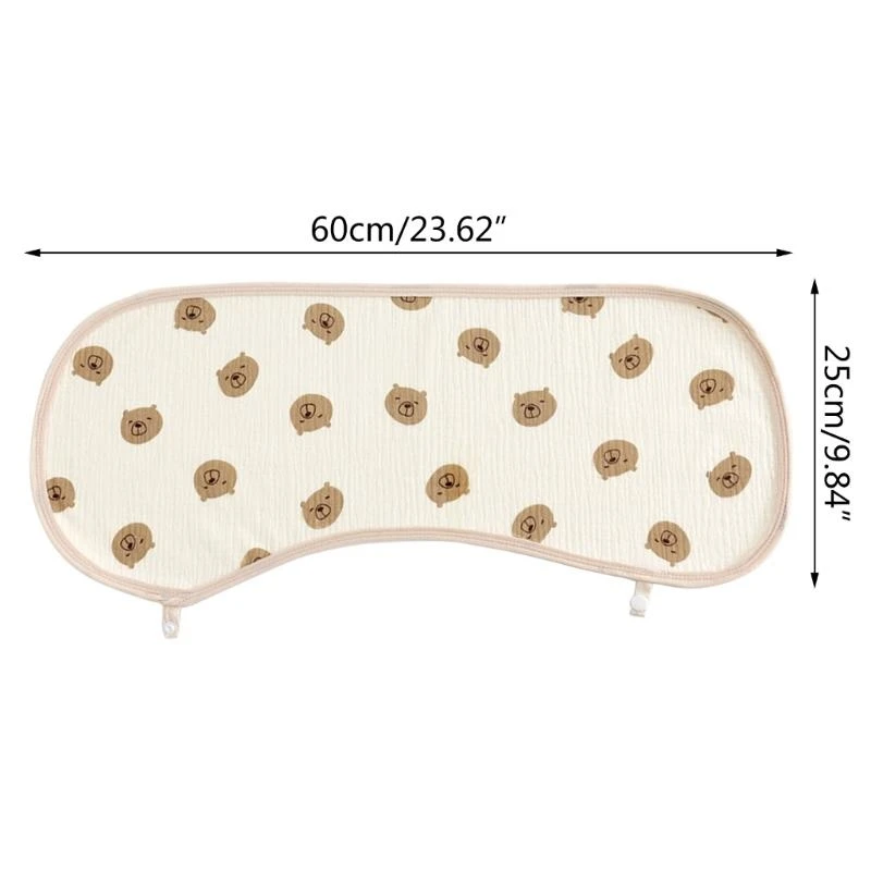 J15U الرضع منشفة اللعاب القطن ملابس التجشؤ للأولاد البنات، الأطفال الصغار تغذية مريلة الطفل مناشف اللعاب منشفة الكتف وسادة #6