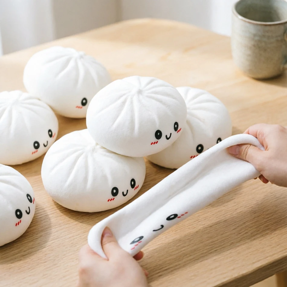 

Белые имитированные пельмени Ча Сю Бао: антистрессовые мячики для расслабления, снятия тревоги, многоразовые, упругие, сжимаемые игрушки-антистресс