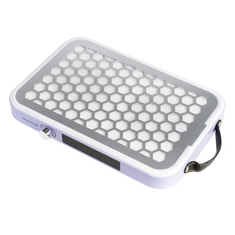 Nail Dust Collector: Dual Turbo Professional Nail Tech Vacuum Dust Collector Fan for Acrylic Nail Polishing & Manicure