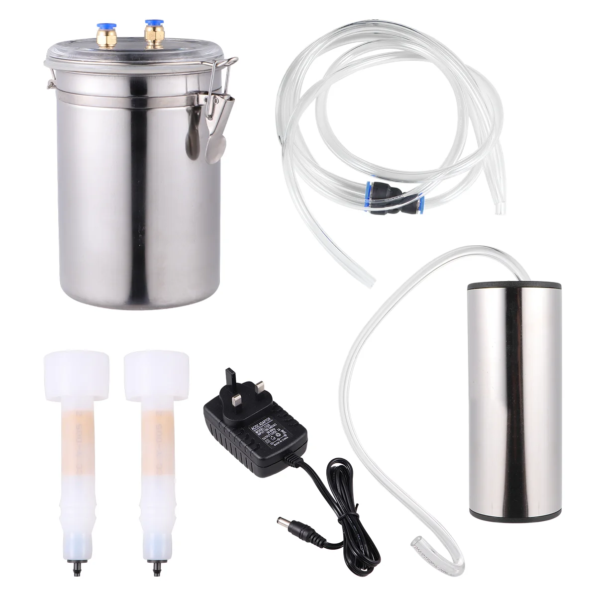 2 L The Machine Household Milking 2L Suction Vacuum Pump Stainless Steel Electric Milker