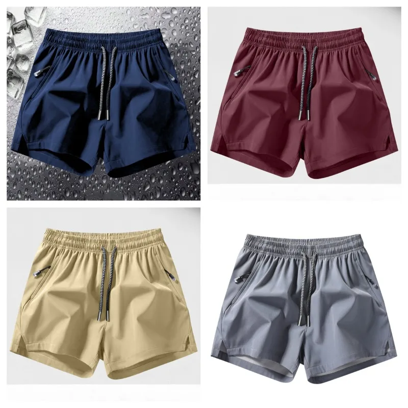 Summer Comprehensive Training Lightweight Breathable Fast Drying Three Part Shorts for Men's Outdoor Fashion Versatile Shorts