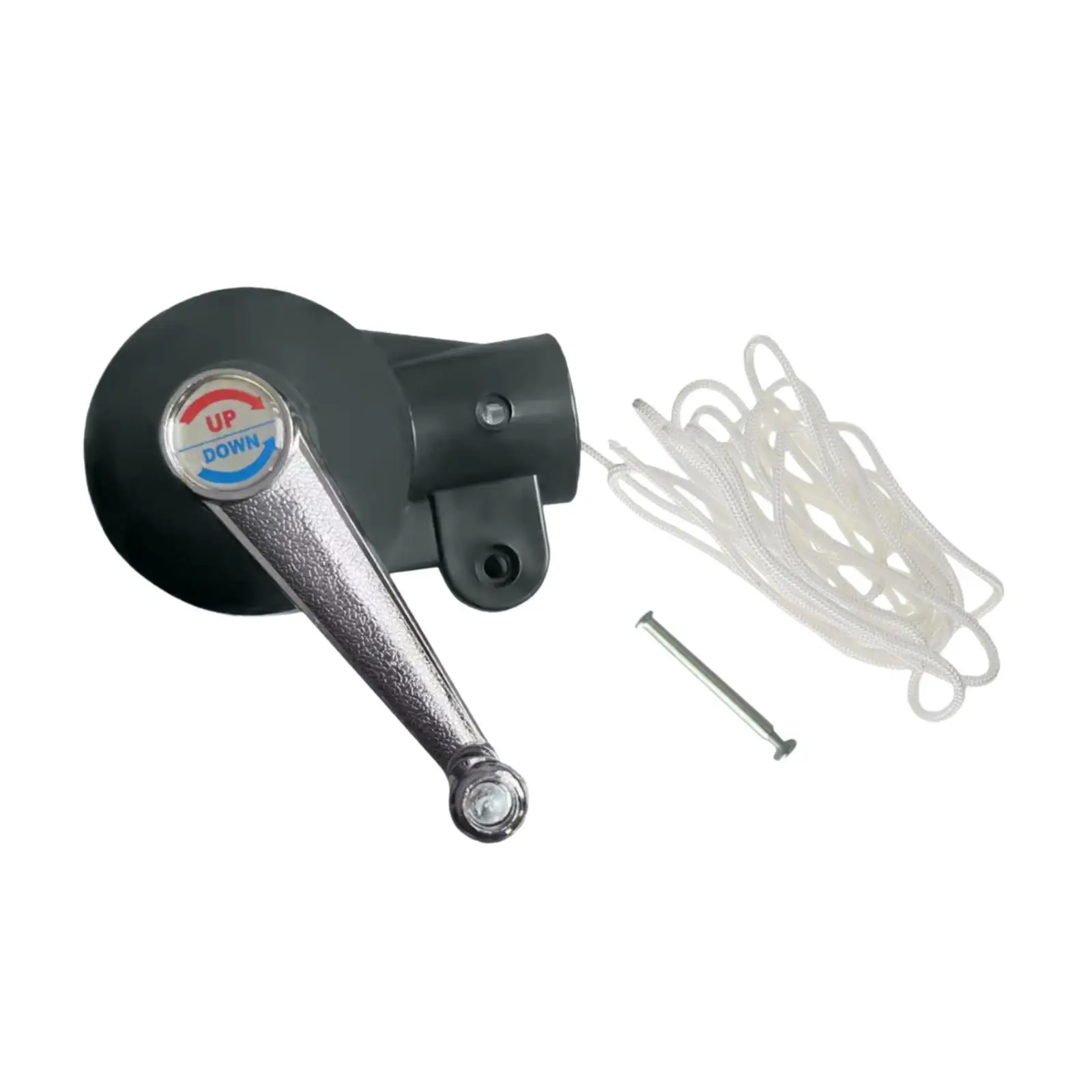 Patio Umbrella Crank Handle Sturdy Replace Parts Parasol Hand Crank Sunshade Attachment for Pool Picnic Beach Camping Garden