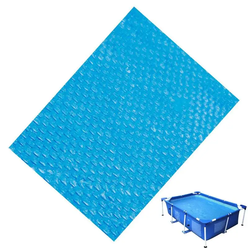 Solar Pool Cover Bubbles Solar Blanket For Inground Pool Heat Retaining Hot Tub Cover Blanket Floating Spa Blanket for pool pond