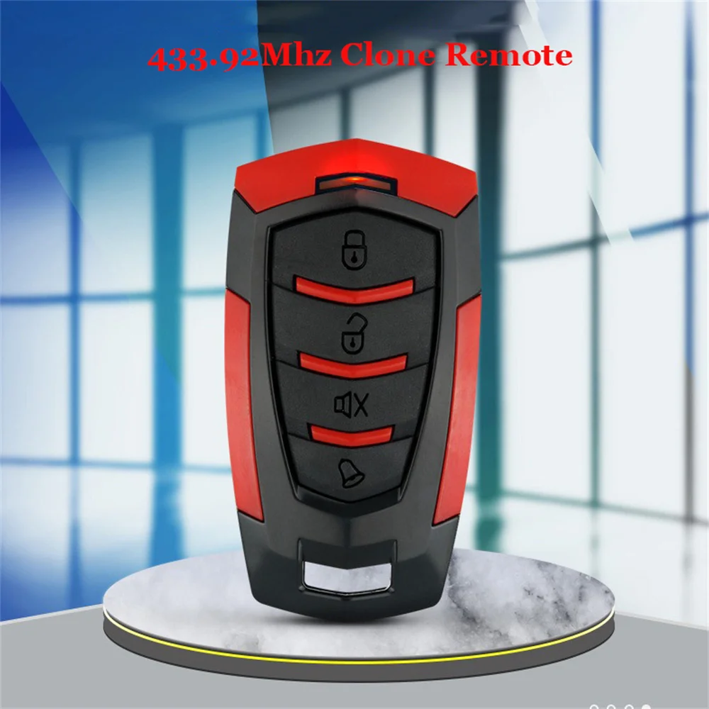 433.92Mhz Red Light Auto Copy Remote Controller Universal 4 Keys Clone Remotes Duplicator for Gadgets Car Home Garage door