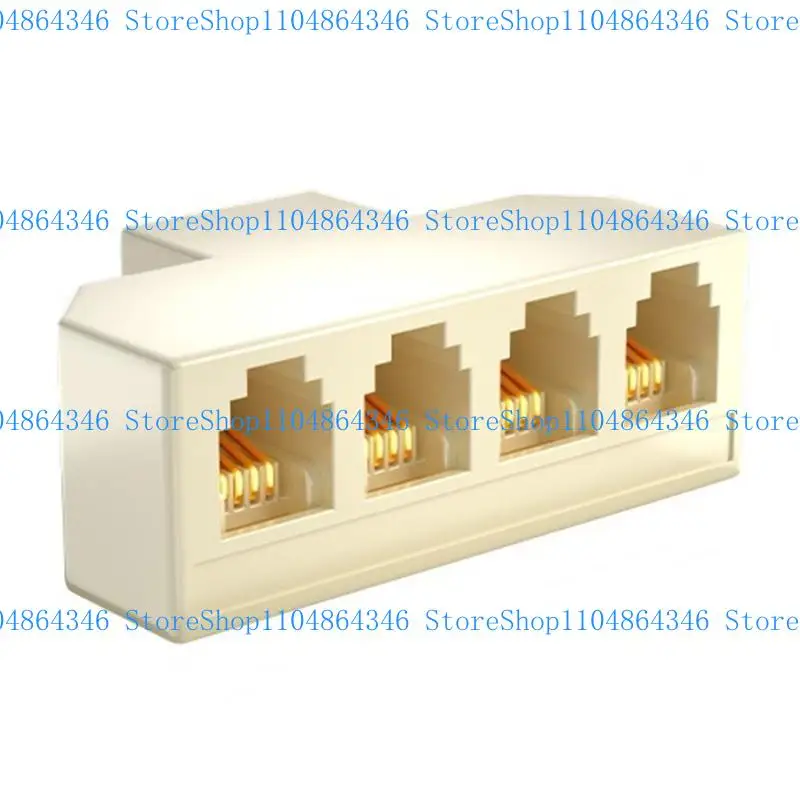 5ASD 4 Way RJ11 Adattatore splitter efficiente per telefonica per l'impostazione domestica e commerciale