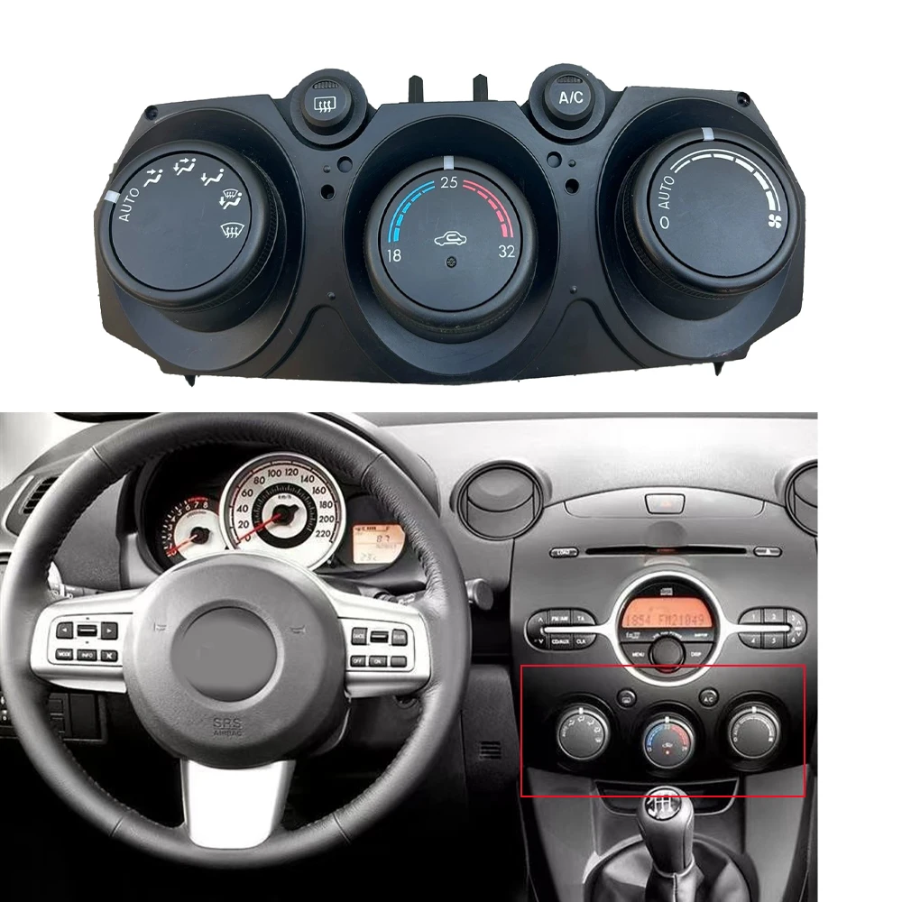 

for Mazda 2 air conditioning switch panel assembly air conditioning cold and warm air switch air conditioning AC switch assembly