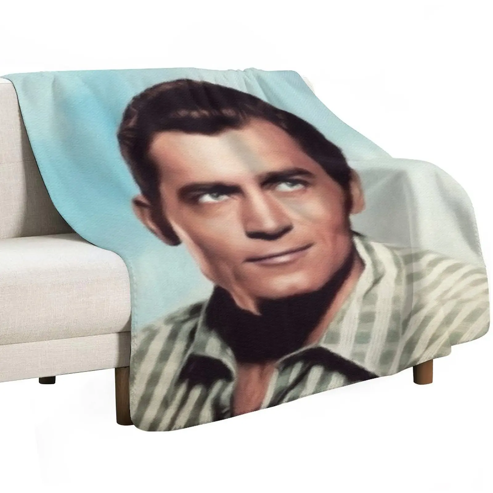 Clint Walker, Movie Star Throw Blanket Thermal Kid'S Travel Hair For Sofa Thin Bed linens Blankets
